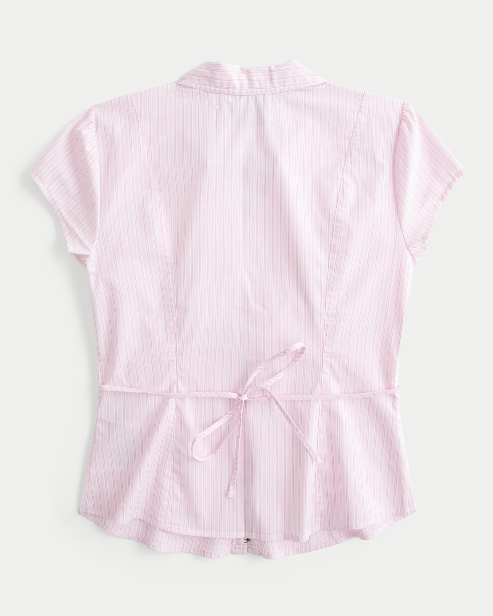 Short-Sleeve Ruched Shirt