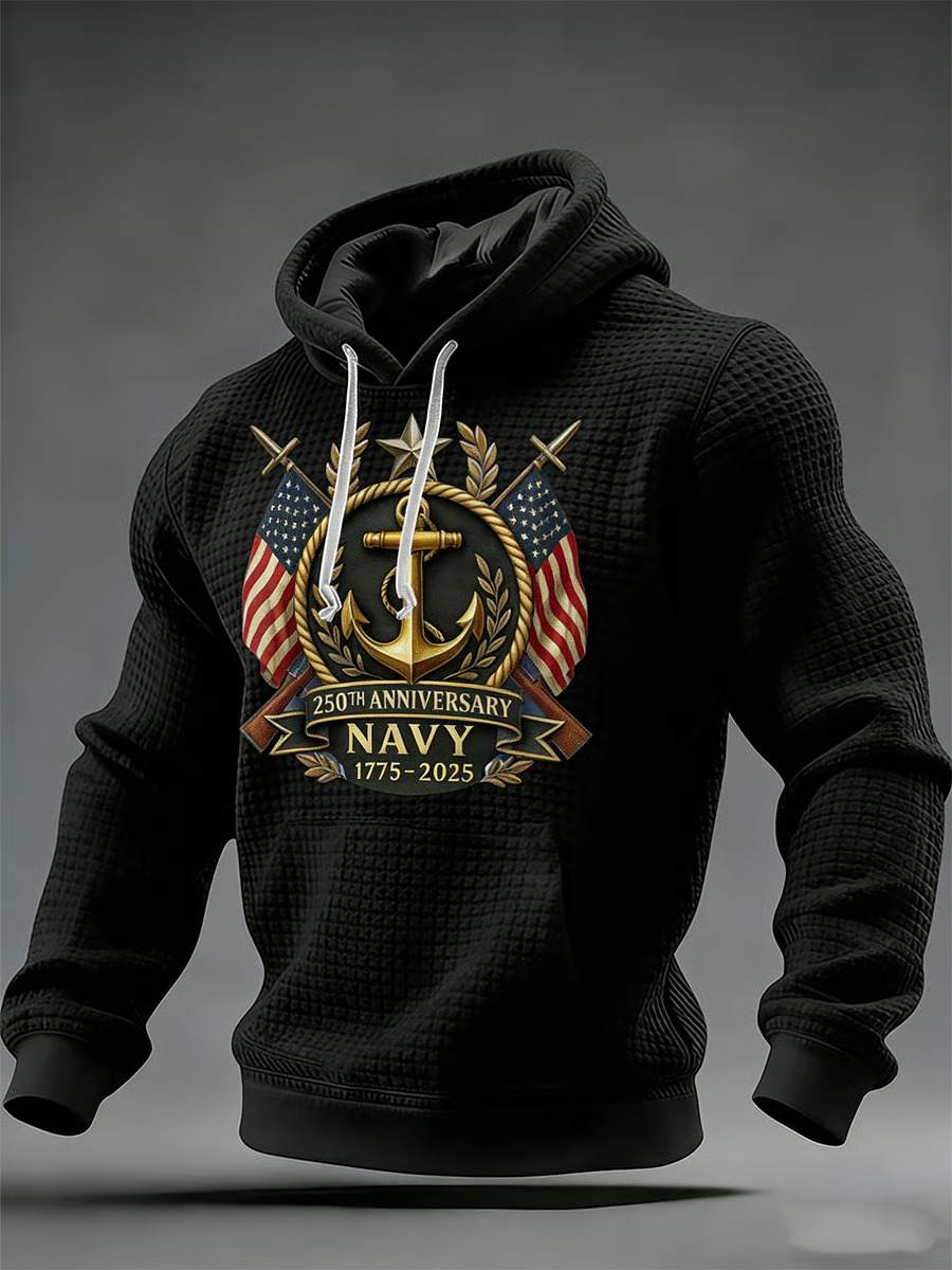 250Th Anniversary Free Navy Commemorative Hoodie