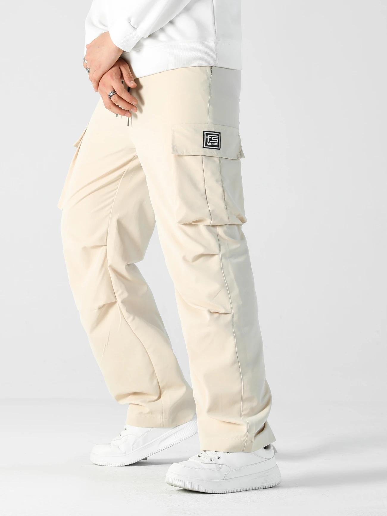 Men’s Tactical Cargo Pants– Elastic Waist, Multi-Pocket Outdoor Jogger Pants