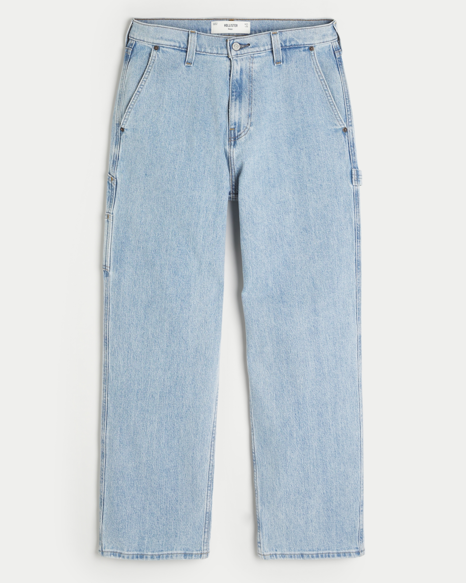 Light Wash Baggy Jeans