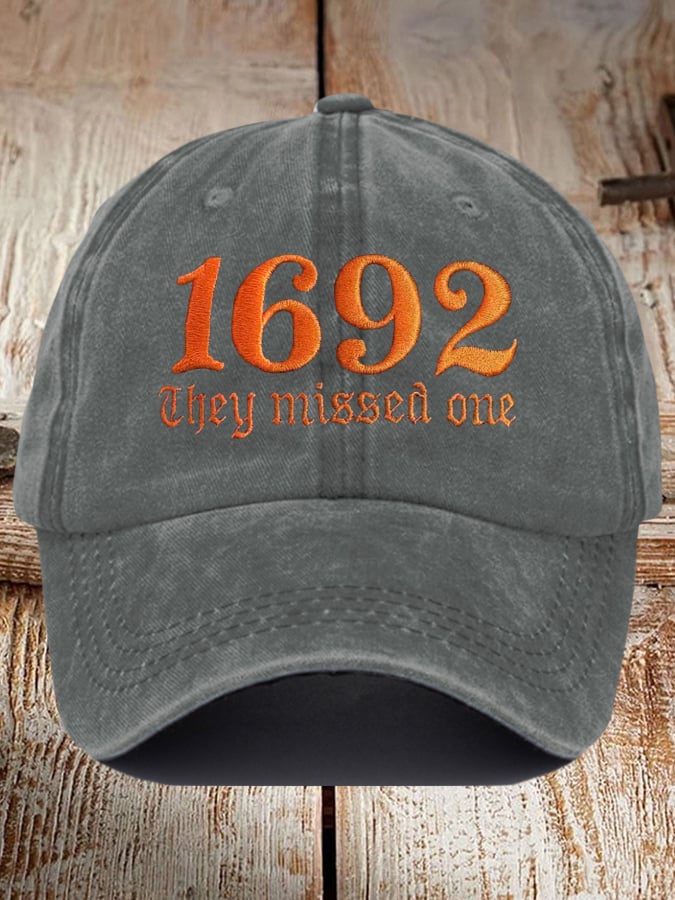 Unisex 1692 They Missed One Print Baseball Cap