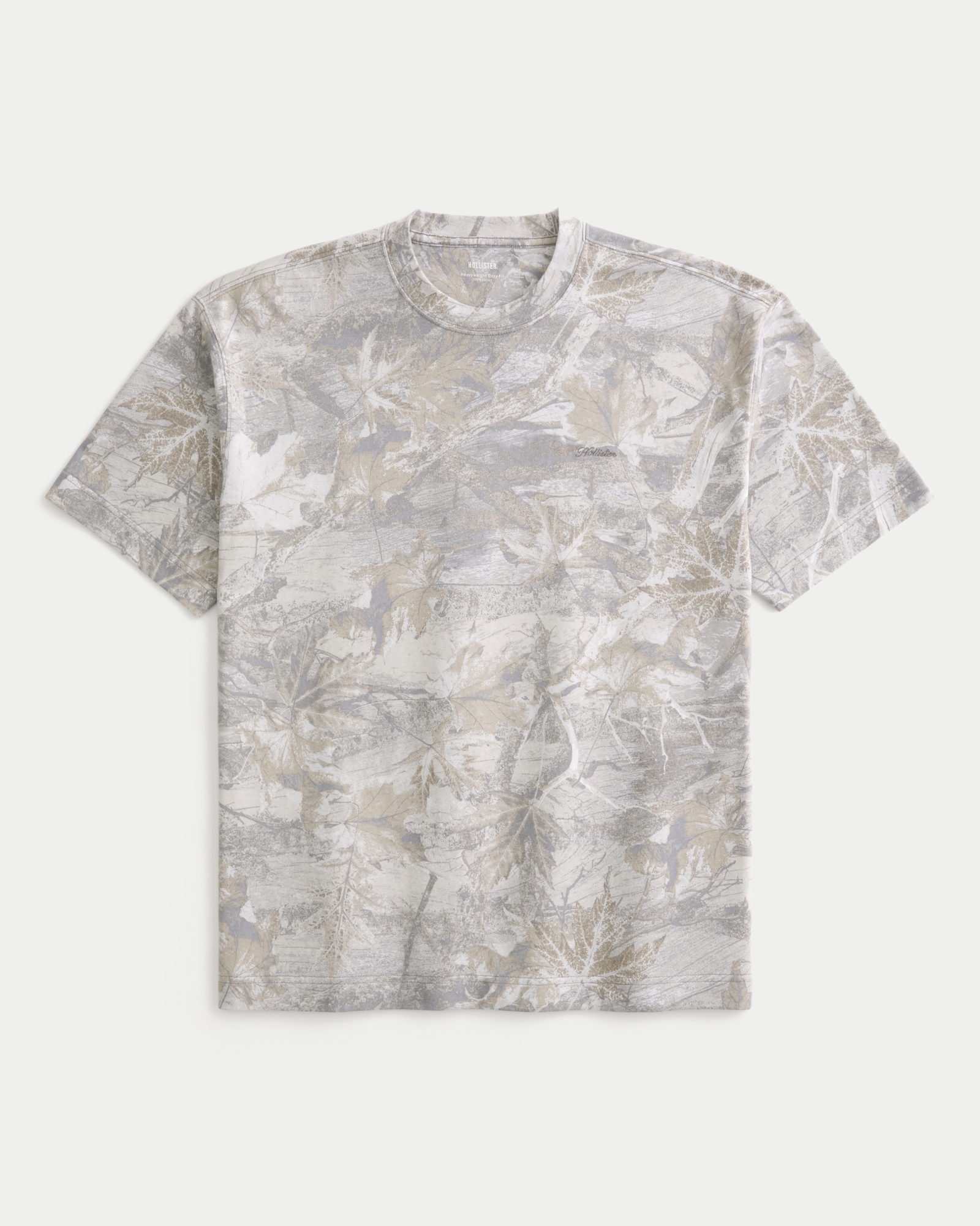 Boxy Heavyweight Micro Logo Crew T-Shirt