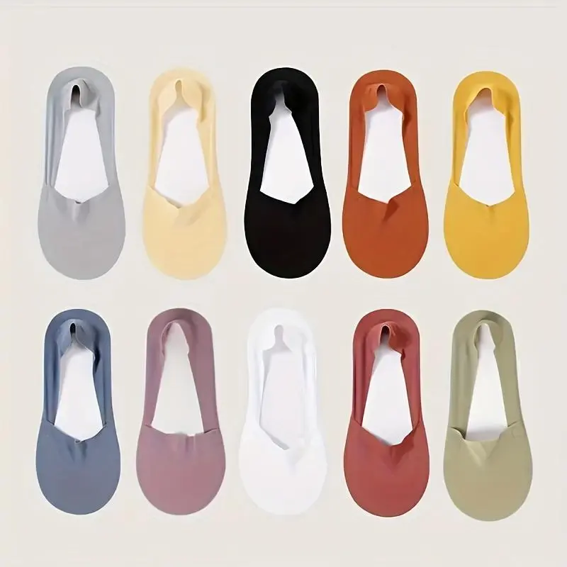 Women's No-Show Socks – Comfortable, Breathable Polyester Low-Cut Socks