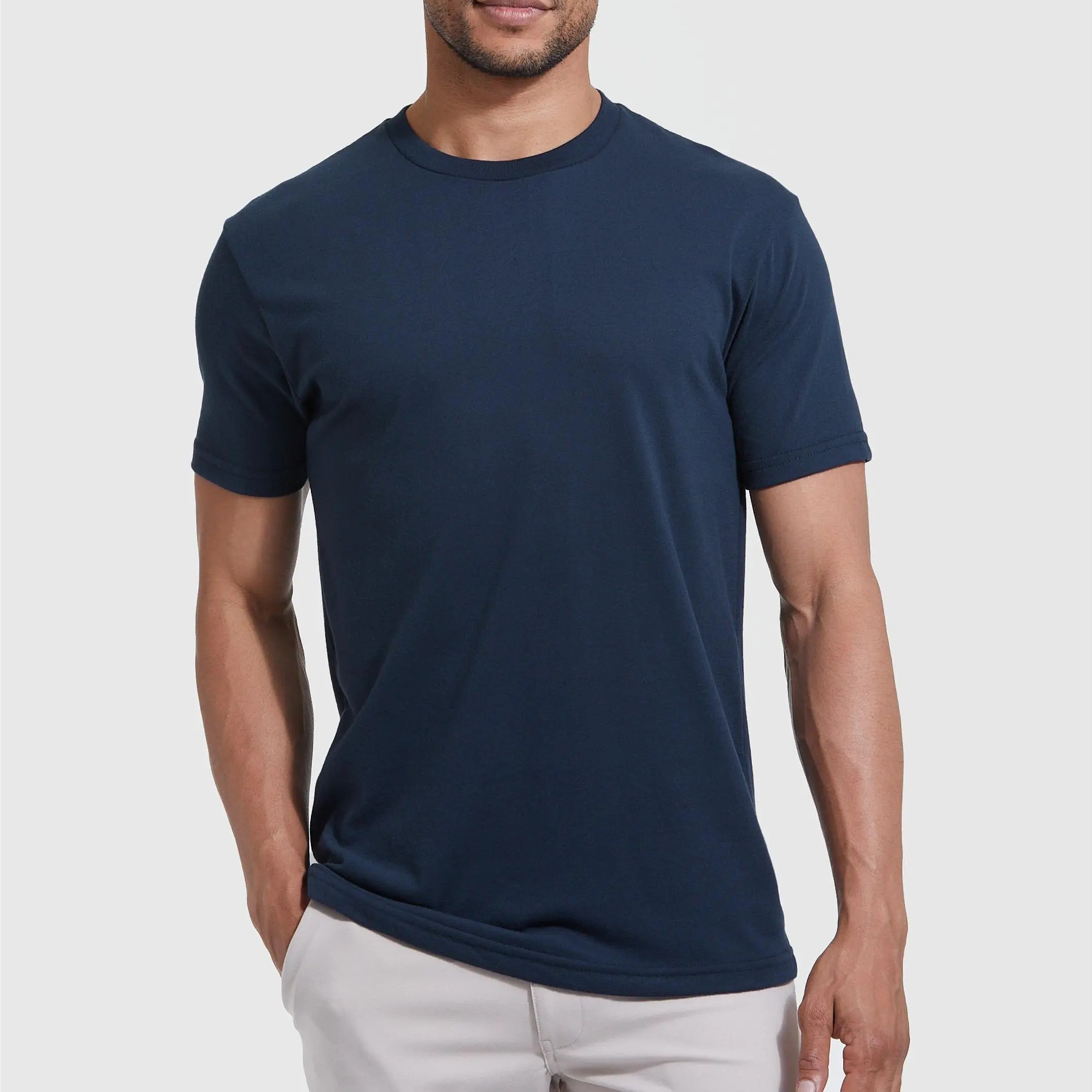 Men's Premium Fit Short Sleeve Crew Neck T-Shirt – Soft Everyday Essential