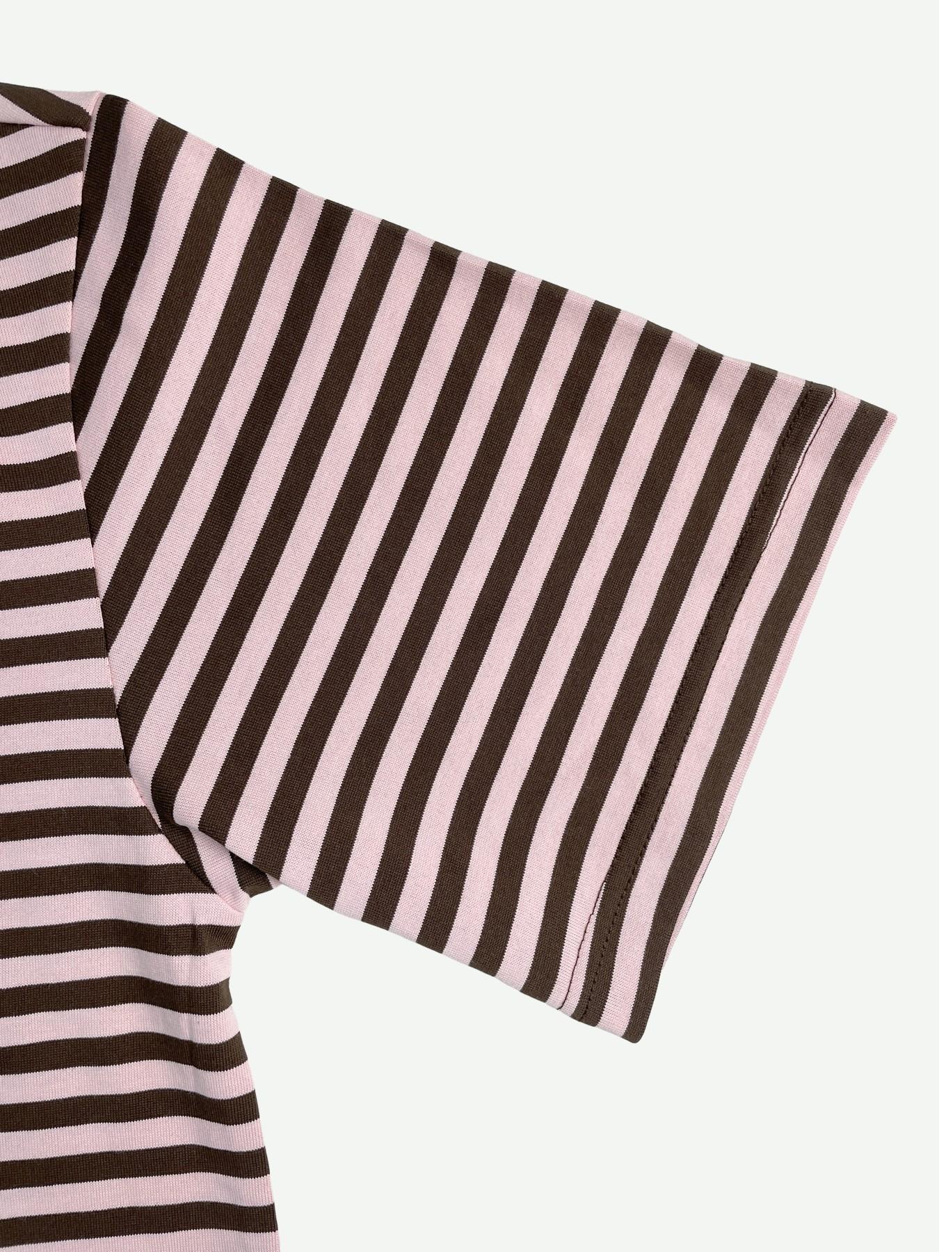 Women's striped print two-piece set
