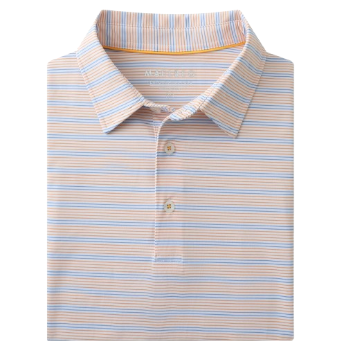 12-Pack Men's Golf Shirts — Moisture-Wicking Performance Short-Sleeve Striped Polo