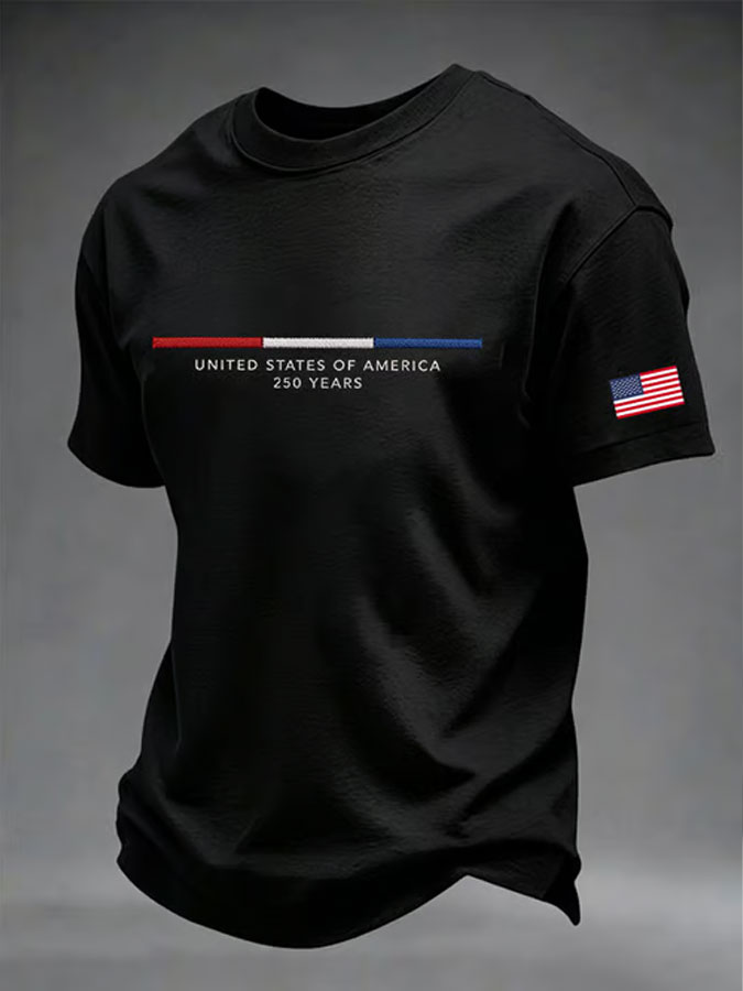 Men's USA Print T-Shirt