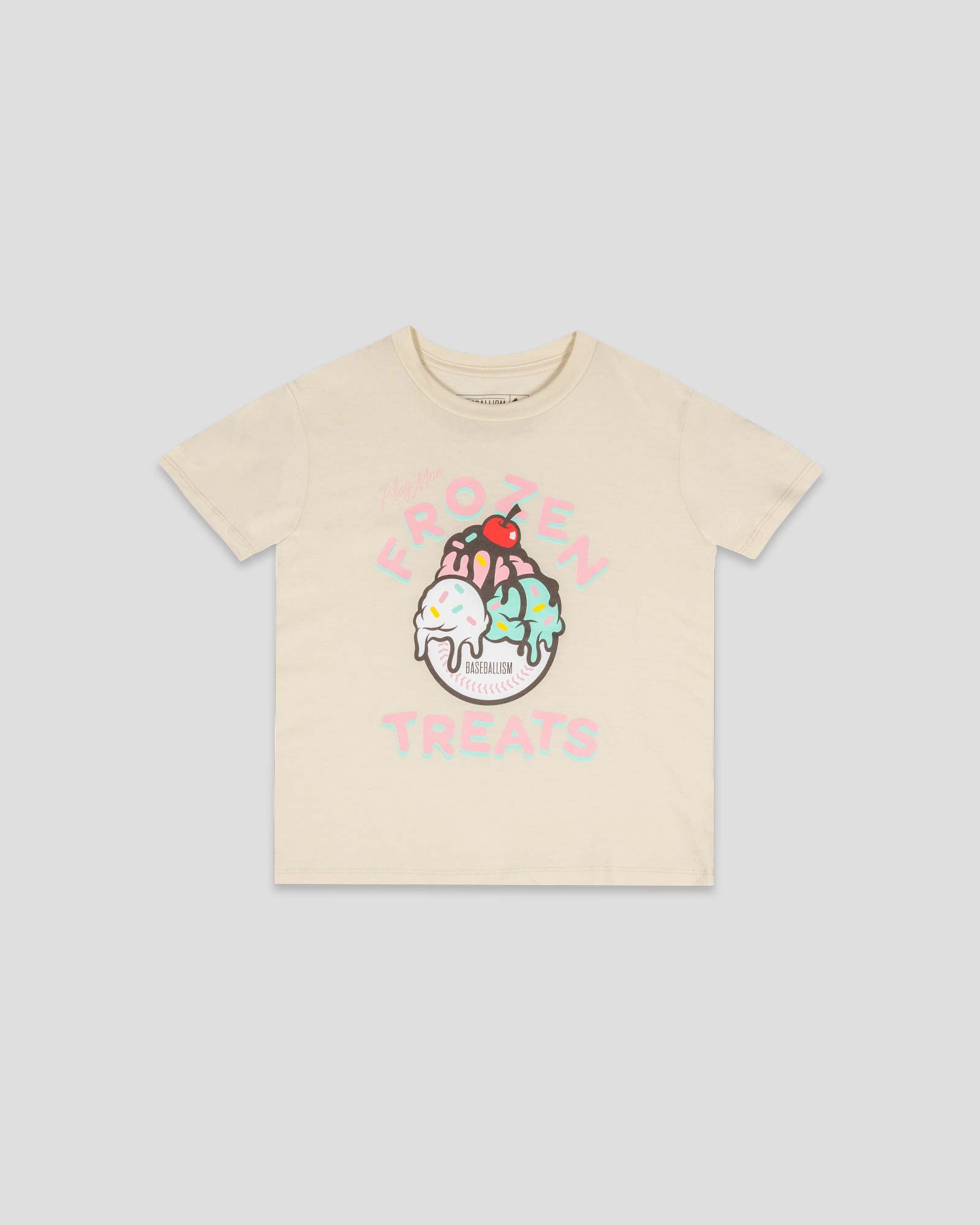 Frozen Treats Ice Cream Sundae T-Shirt (Vanilla) - Youth