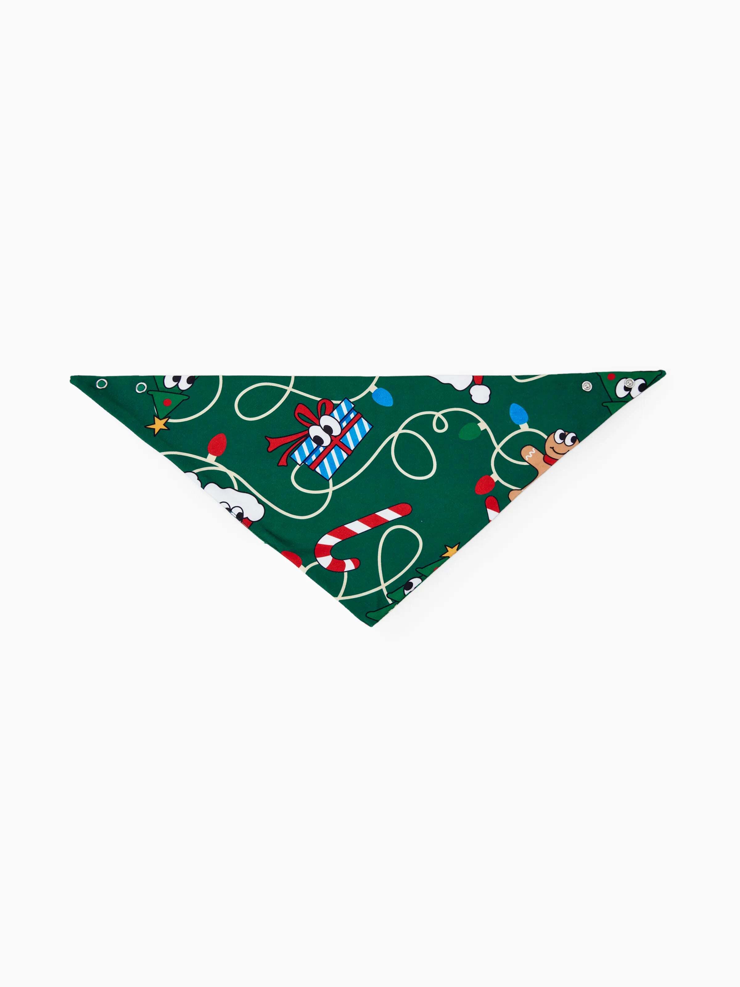Christmas Matching Family Pajamas Set Gingerbread and Christmas Tree Green and White PJS with Christmas Socks Dark Green