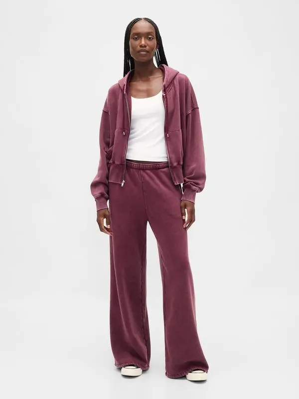 Women's VintageSoft Baggy Wide-Leg Sweatpants