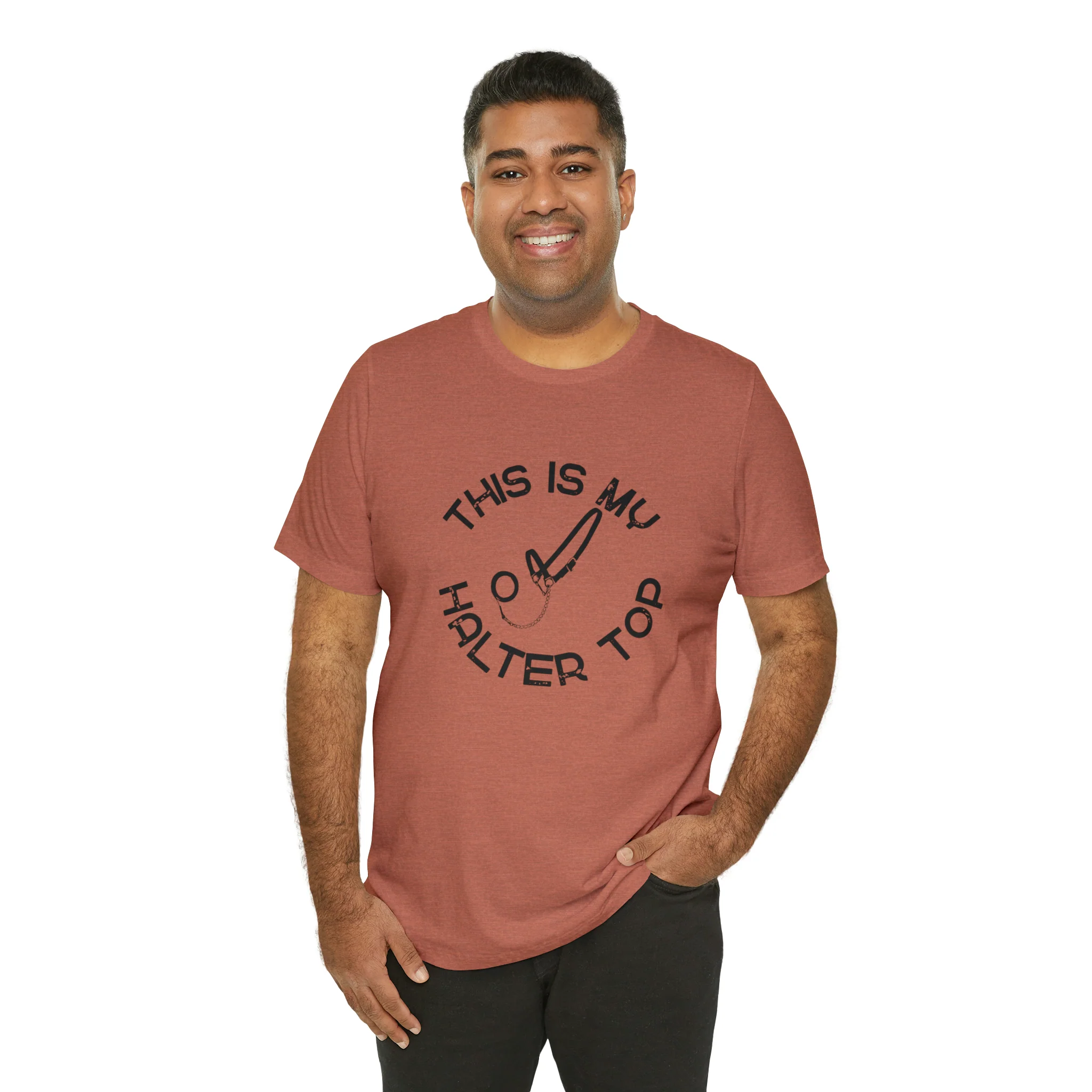 This is My Halter Top Unisex Jersey Short Sleeve Tee