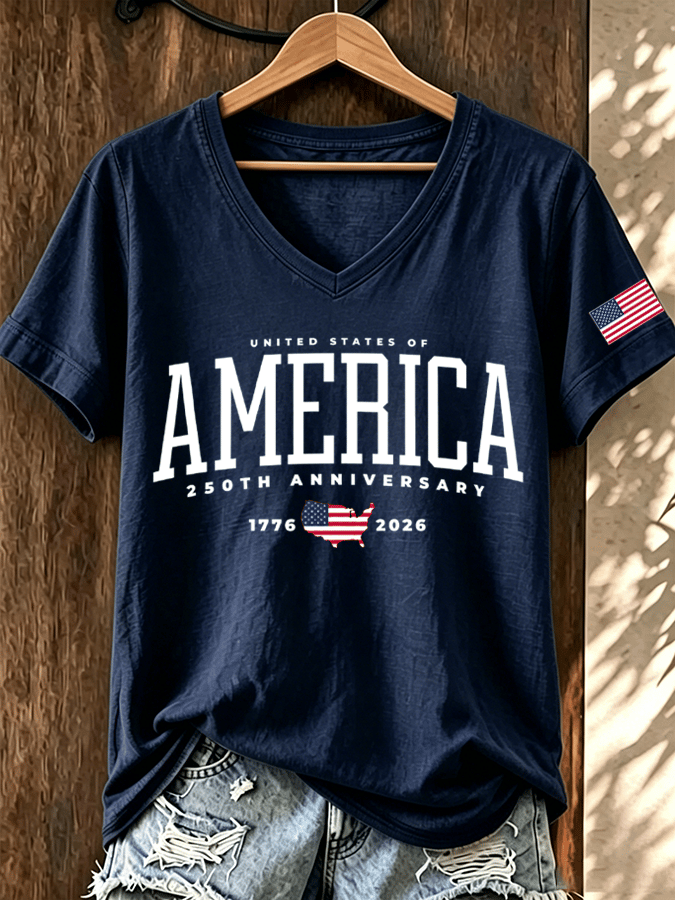 Women's UNITED STATES OF AMERICA 250 YEARS T-shirt