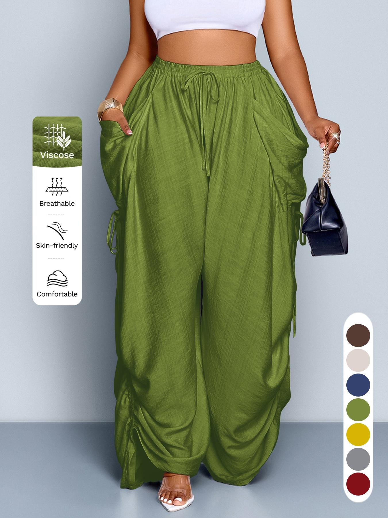 Mother's Day Sale💕Women's Casual Loose-Fit Wide Leg Drawstring Pants