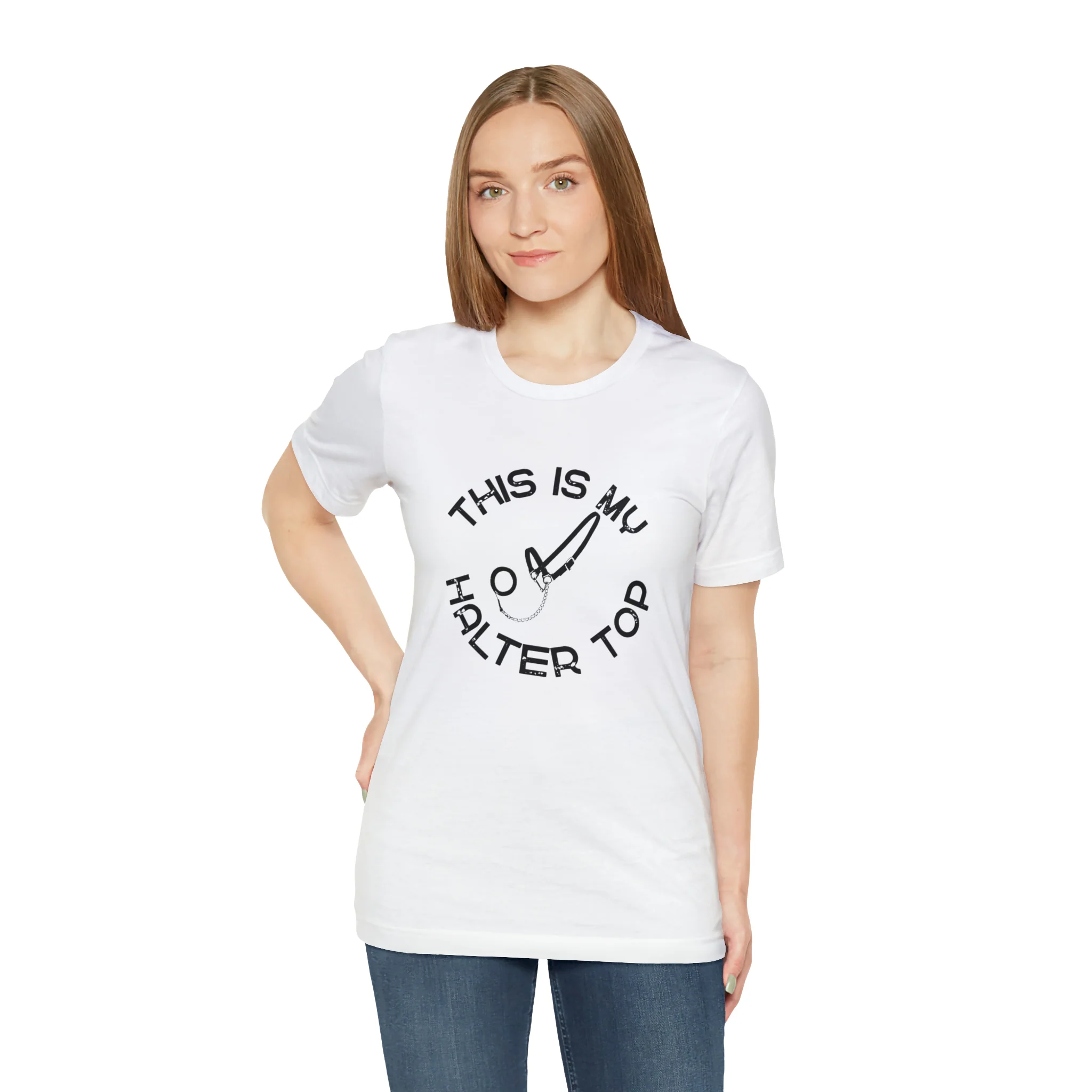 This is My Halter Top Unisex Jersey Short Sleeve Tee