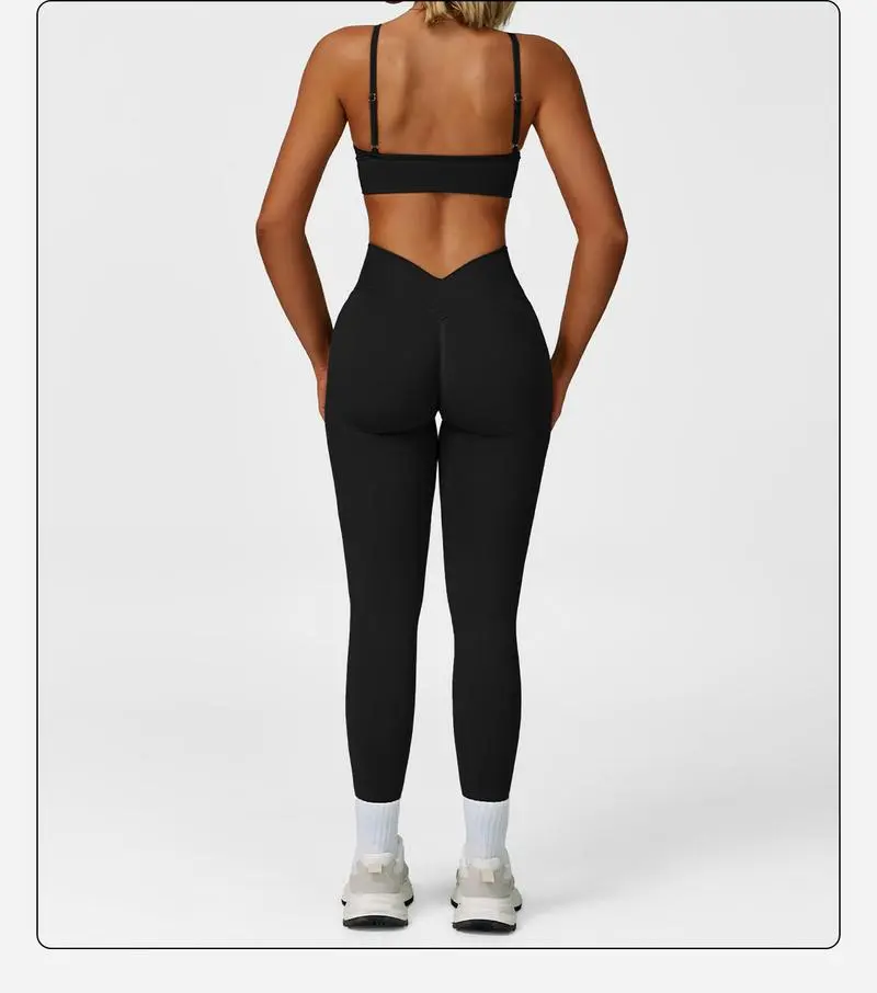 Women’s Activewear Set – Cute Sports Bra & Yoga Pants for Gym or Lounge
