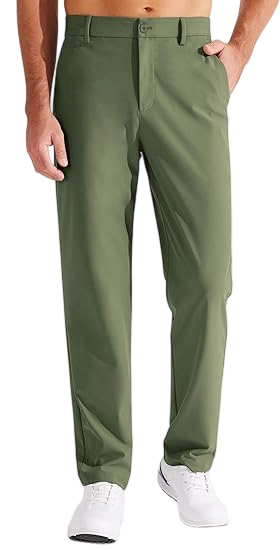 Men's Golf Pants Classic Fit Flat Front Work Dress Pants 29