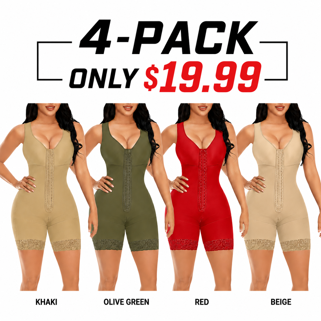 Colombian Women's Shapewear – Tummy-Control and Butt-Lifting Bodysuit