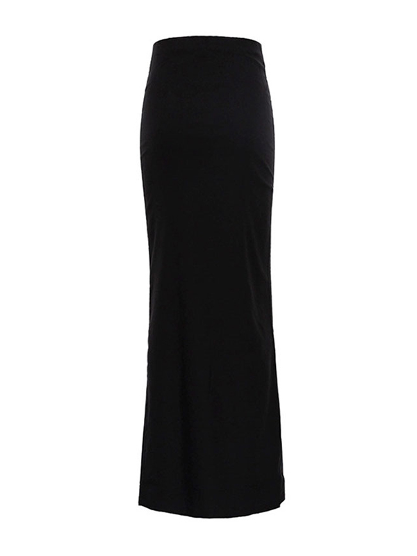 Solid Color A-Line Bodycon Skirts Bottoms