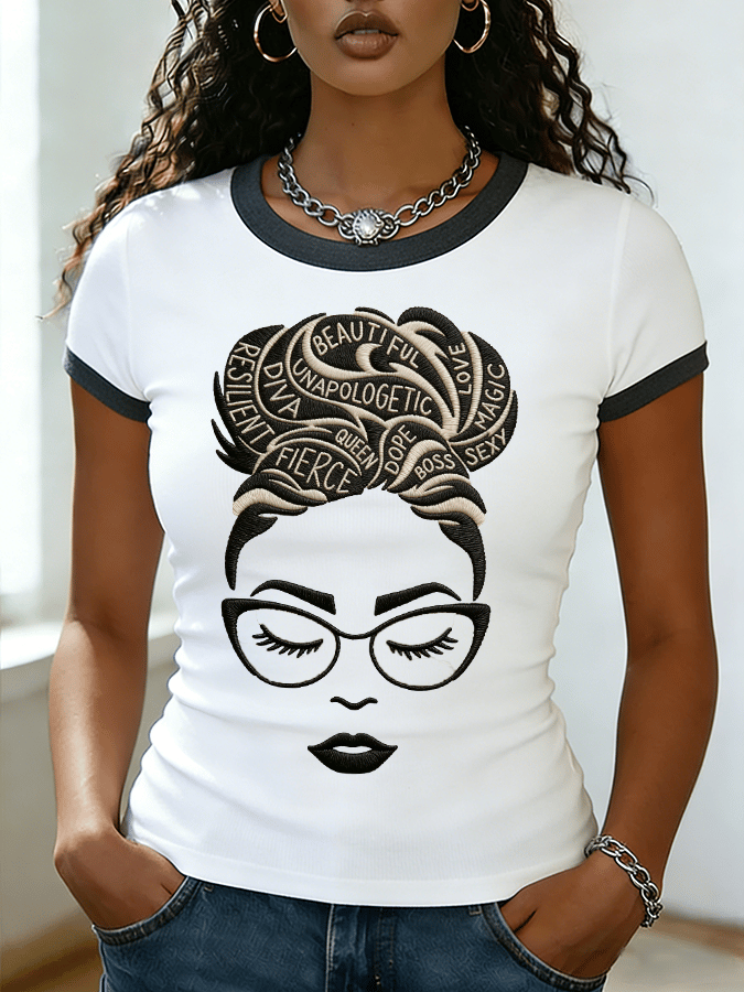 Women's Black History Month Casual T-shirt