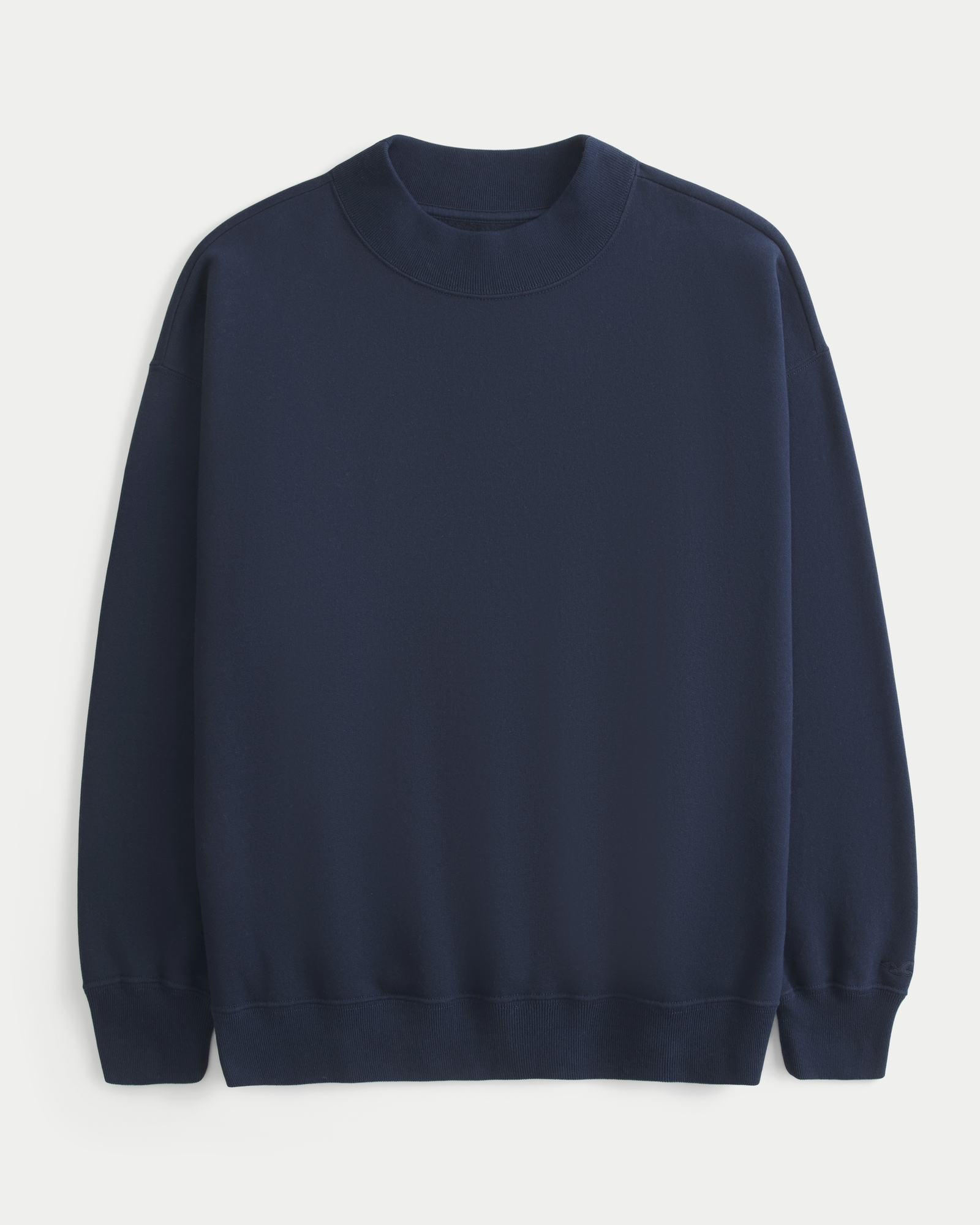 Oversized Mock-Neck Sweatshirt