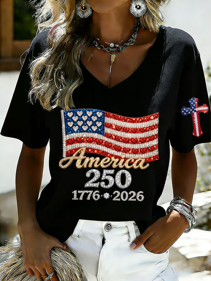 Women's 250 Year Print Short Sleeve T-shirt