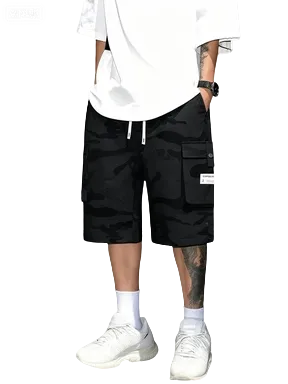 Men’s summer camouflage cargo shorts