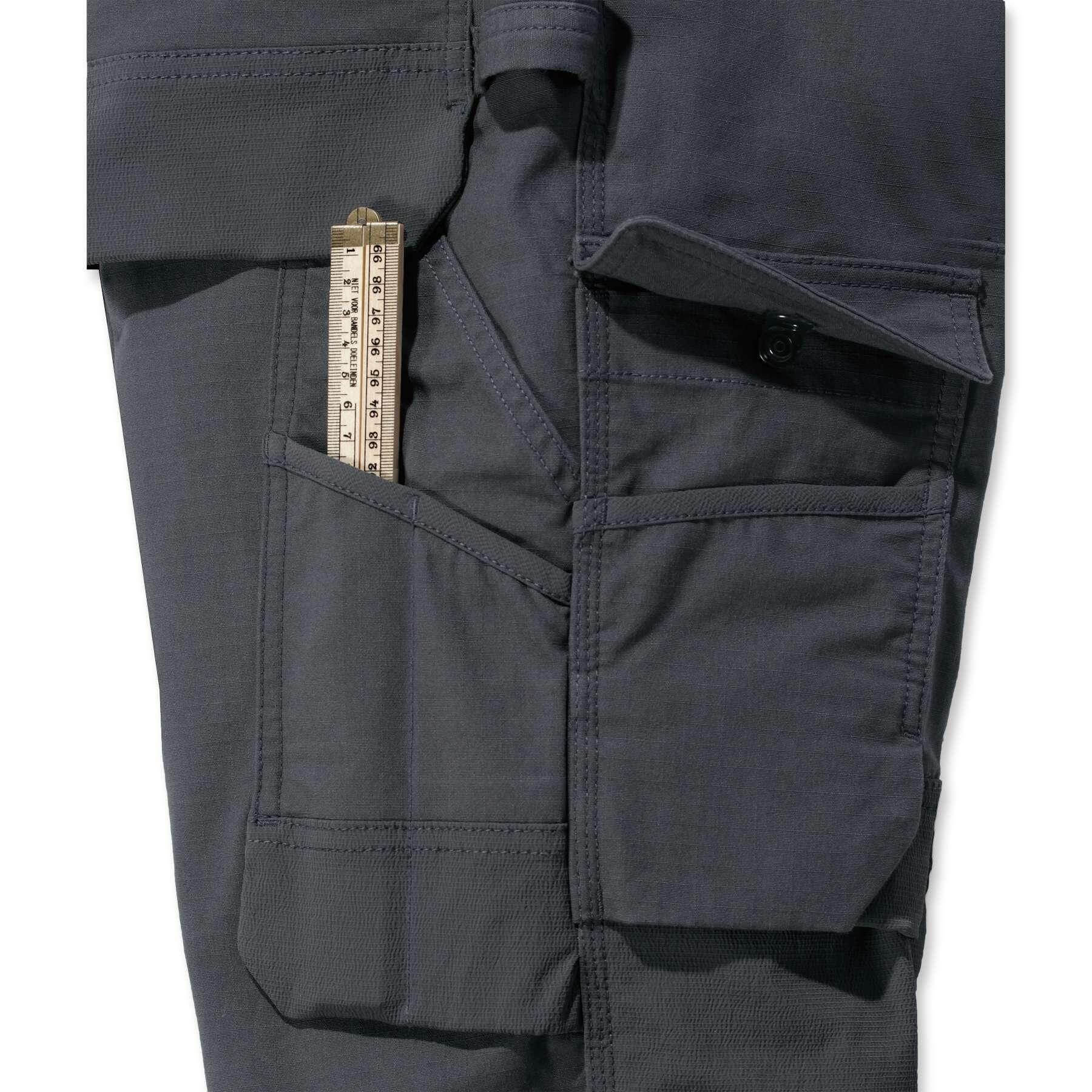 CHT Steel Relaxed Fit Double Front Multi-Pocket Cargo Trousers 103337 Brown