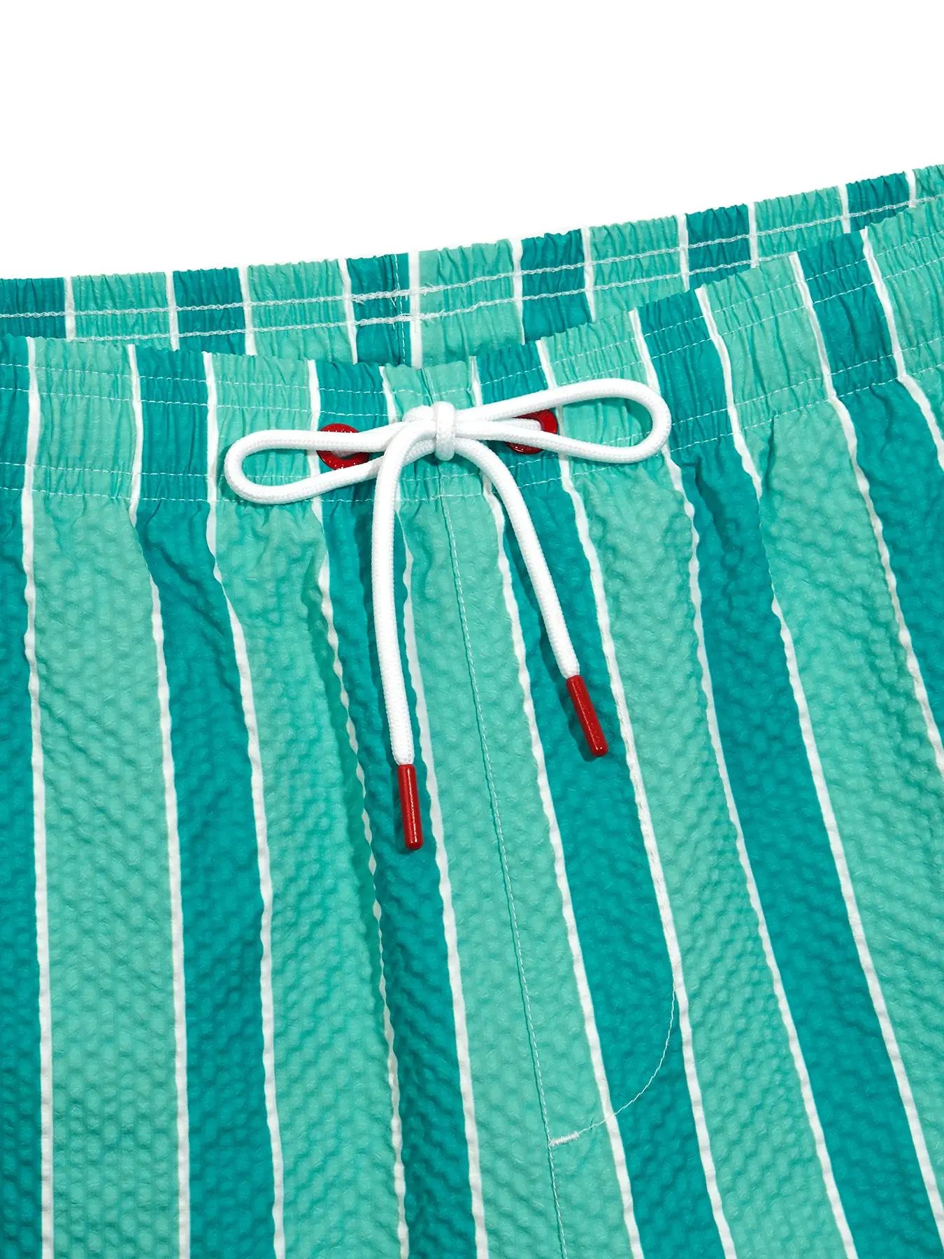 BreezeMax 2-in-1 Striped Quick-Dry Swim Trunks