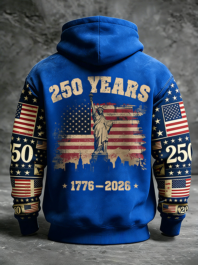 Men'S And Women'S 250Th Anniversary Celebration Hooded Sweatshirt