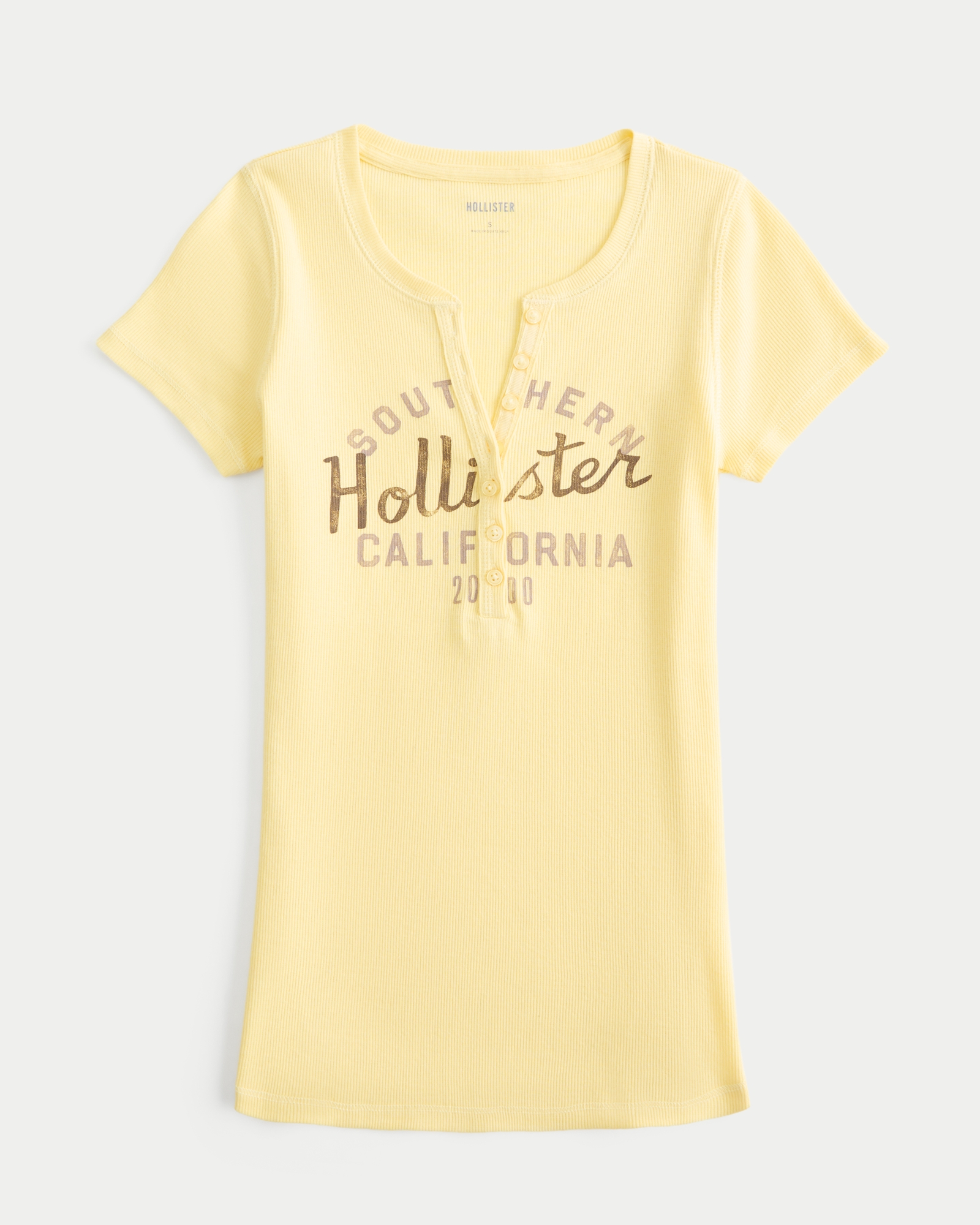 Logo Graphic Henley T-Shirt