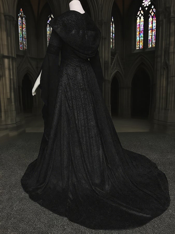 🔥HOT SALE🔥Women's Gothic Hooded Tunic Casual Dress