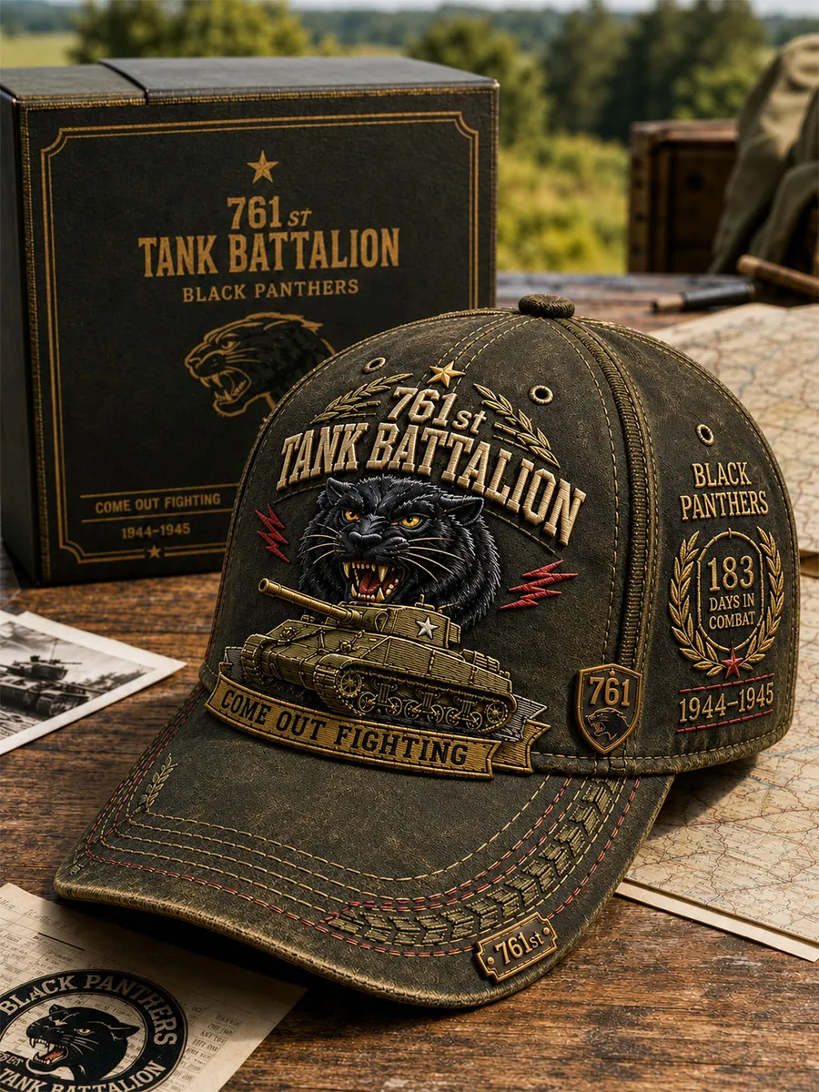 761st Tank Battalion Black Panthers Commemorative Baseball Cap