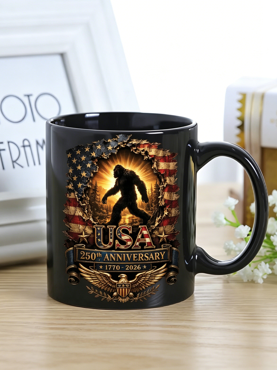 USA 250Th Anniversary Sasquatch Mug