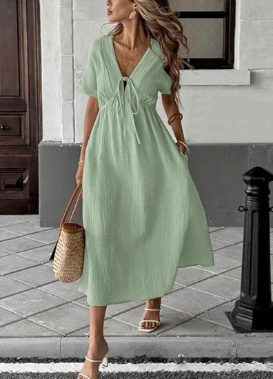Women's Coastal Breeze Cotton Beach Dress
