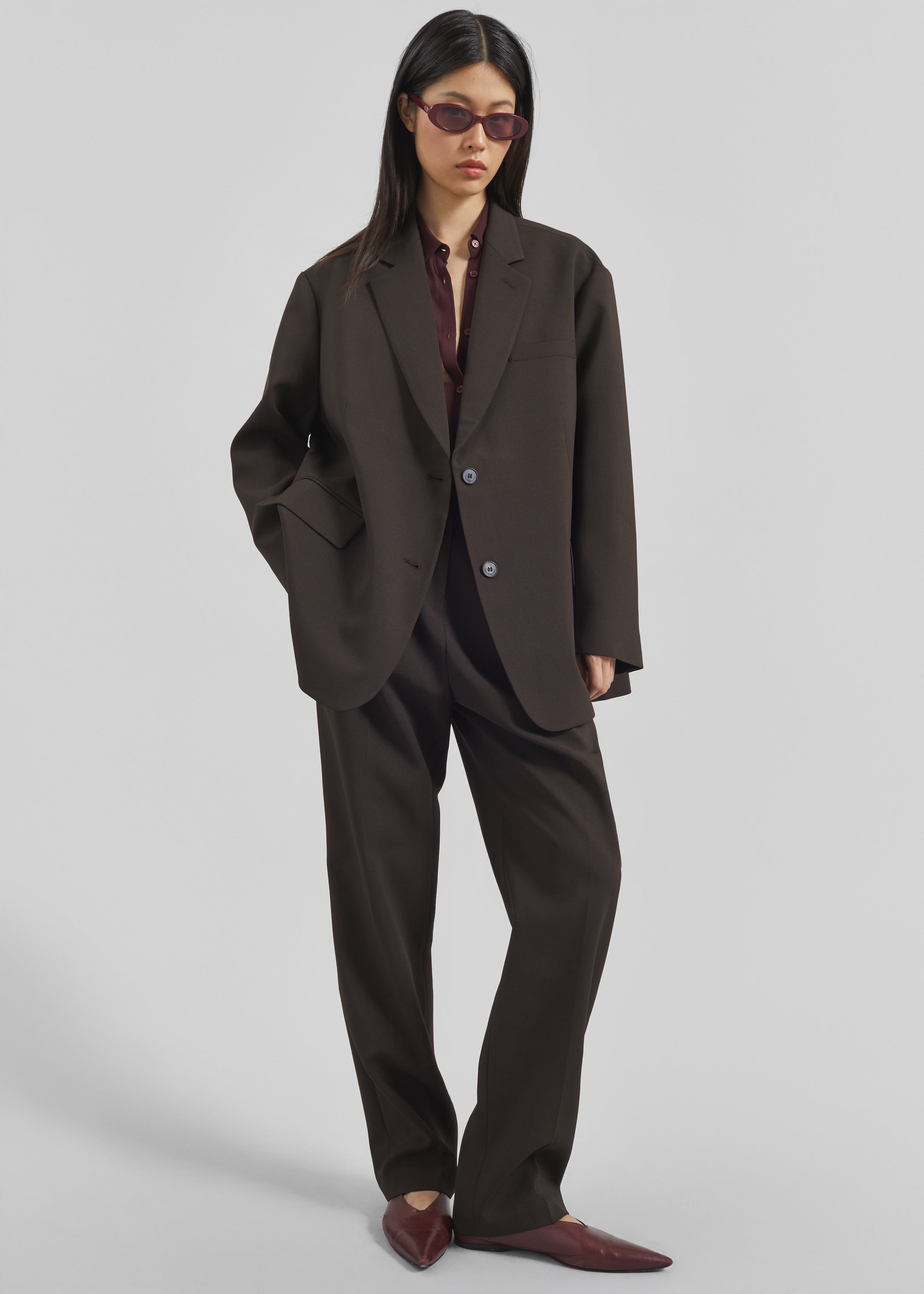 Bea Blazer - Dark Espresso
