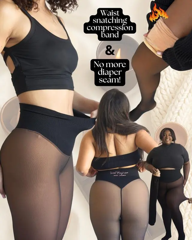 Featuring a brand new compression waistband design and single-seam style! Classic magic fleece-lined leggings
