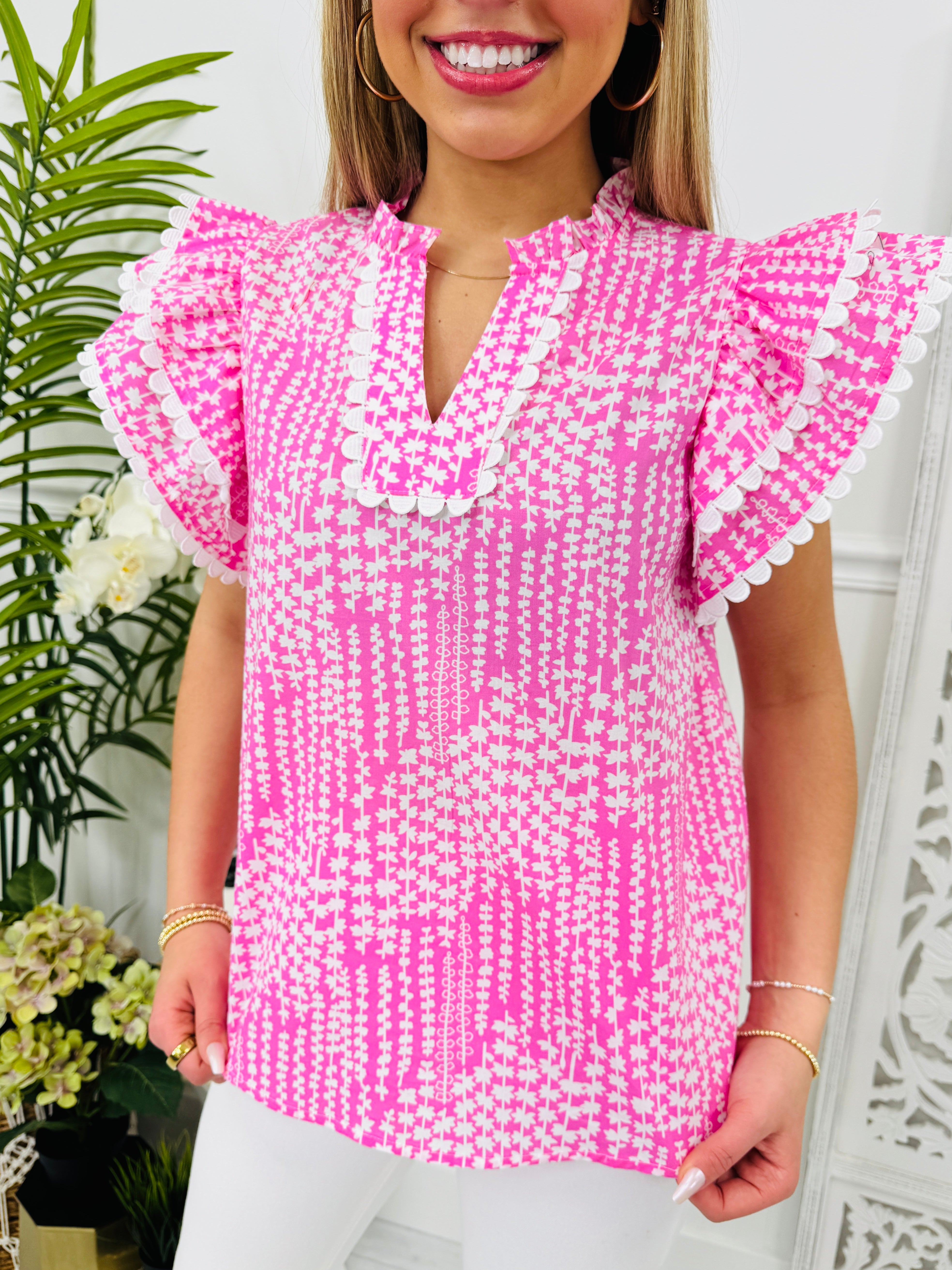 Ruffle Ready Top