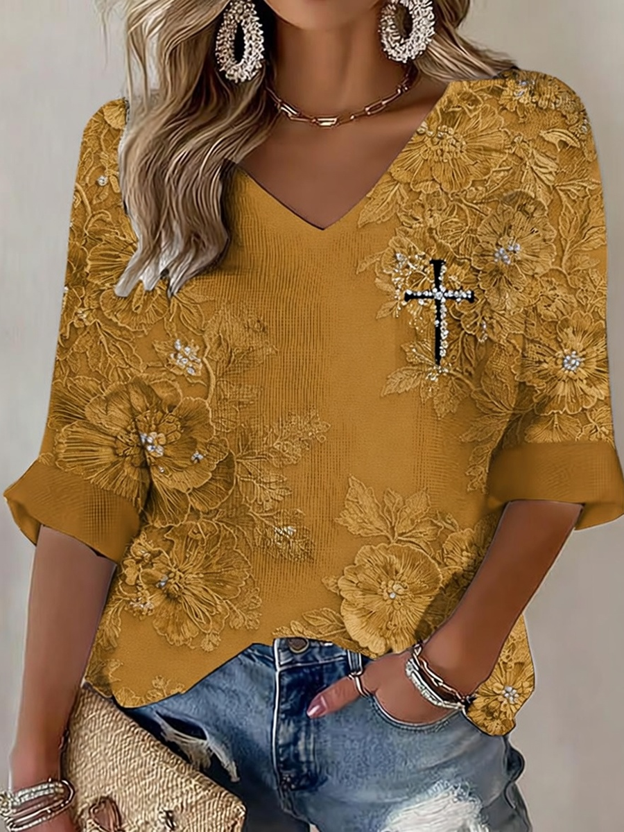 Women's USA 250 Christian Patriotic Casual T-shirt
