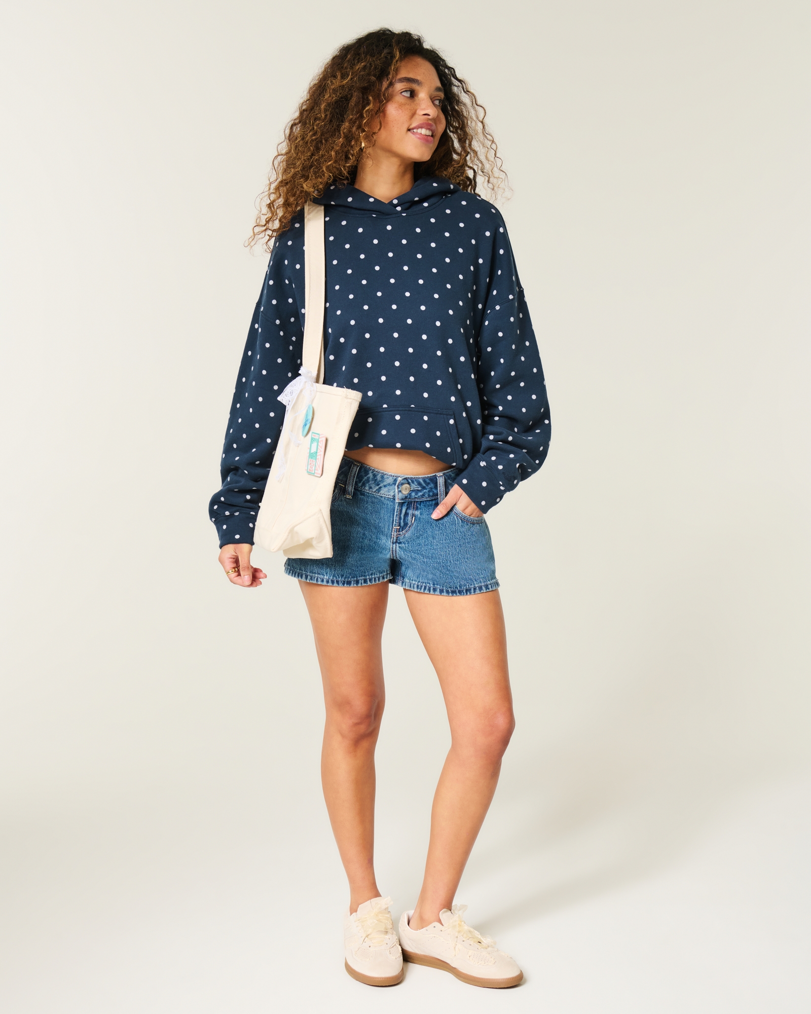 Hollister Feel Good Oversized Butterfly Graphic Hoodie