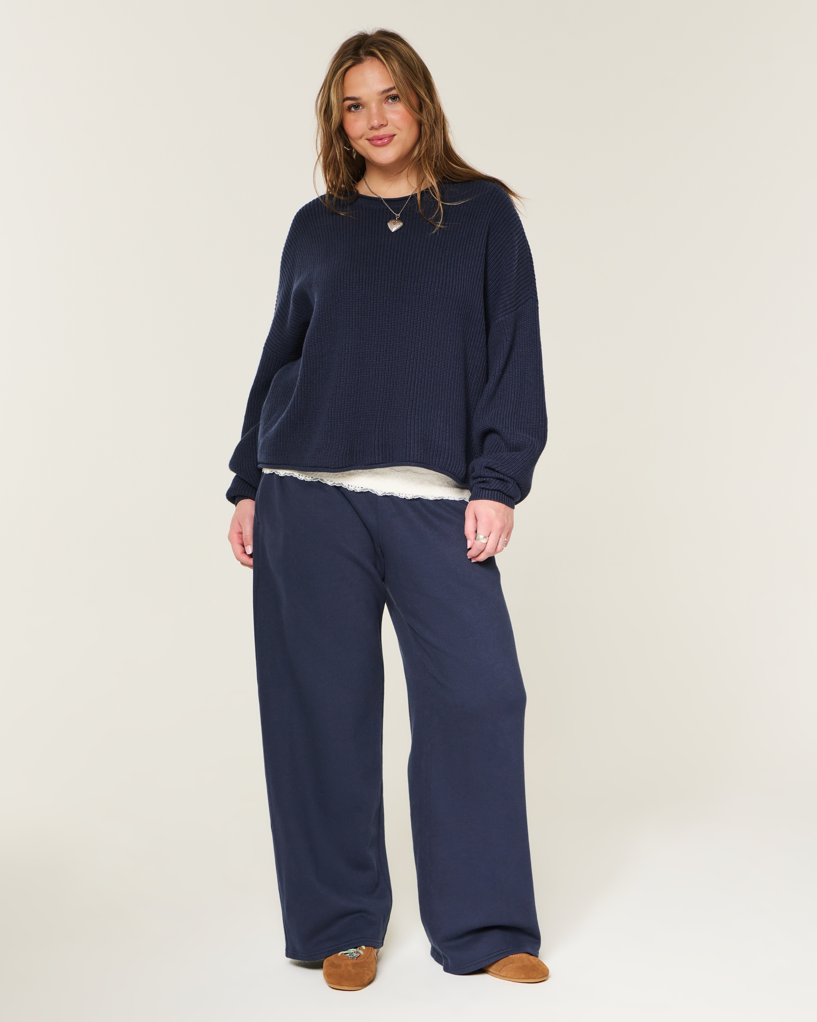 Easy Rollneck Crew Sweater