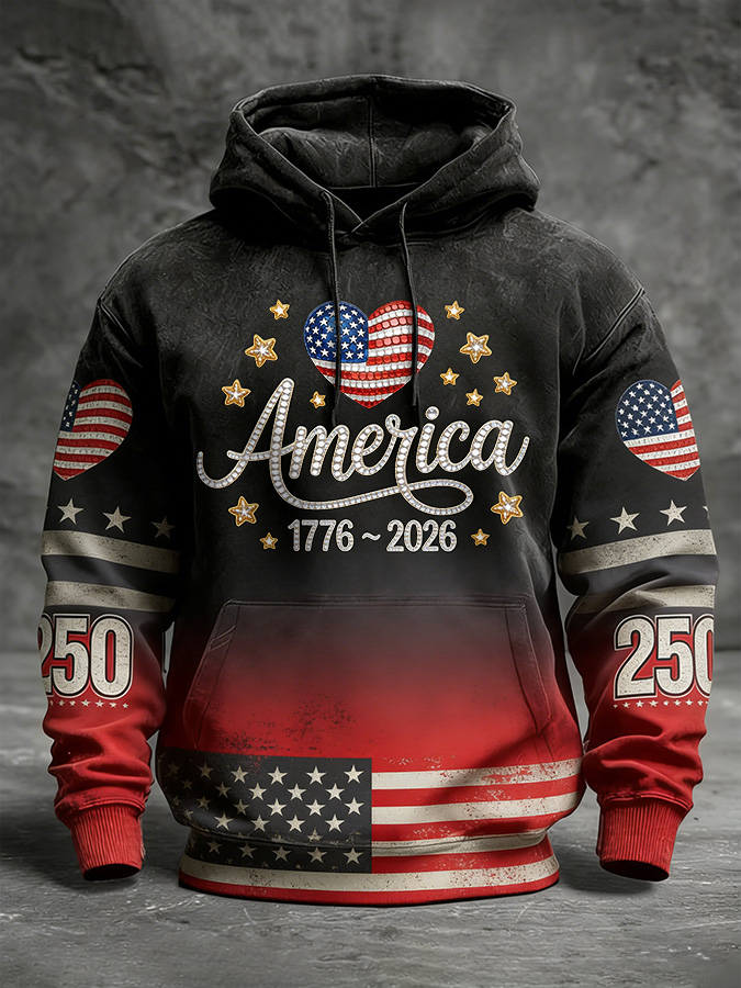 Men'S And Women'S 250Th Anniversary Celebration Hooded Sweatshirt