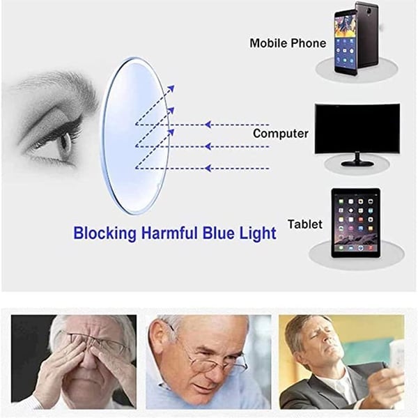 Titanium Progressive Far and Near Dual-use Reading Glasses