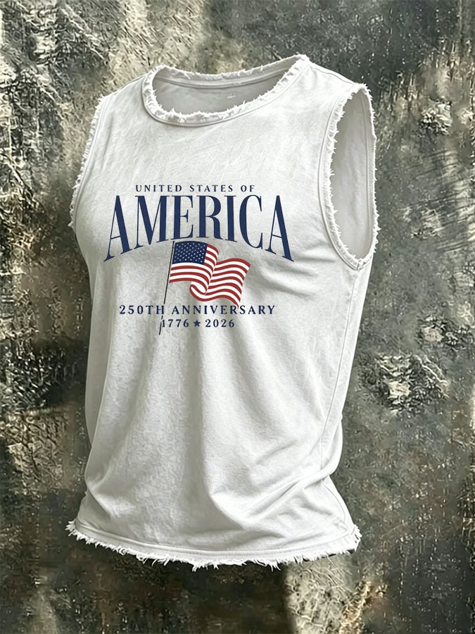 Men'S Casual Printed Vest