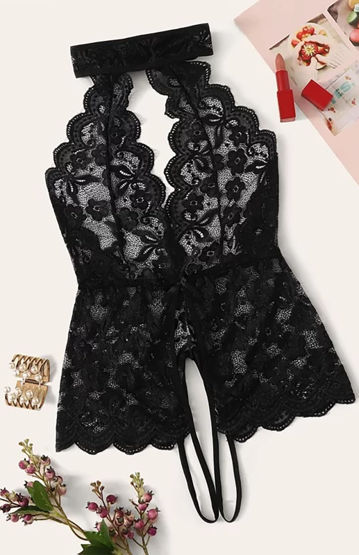 Ladies Babydoll Lace Nightgown
