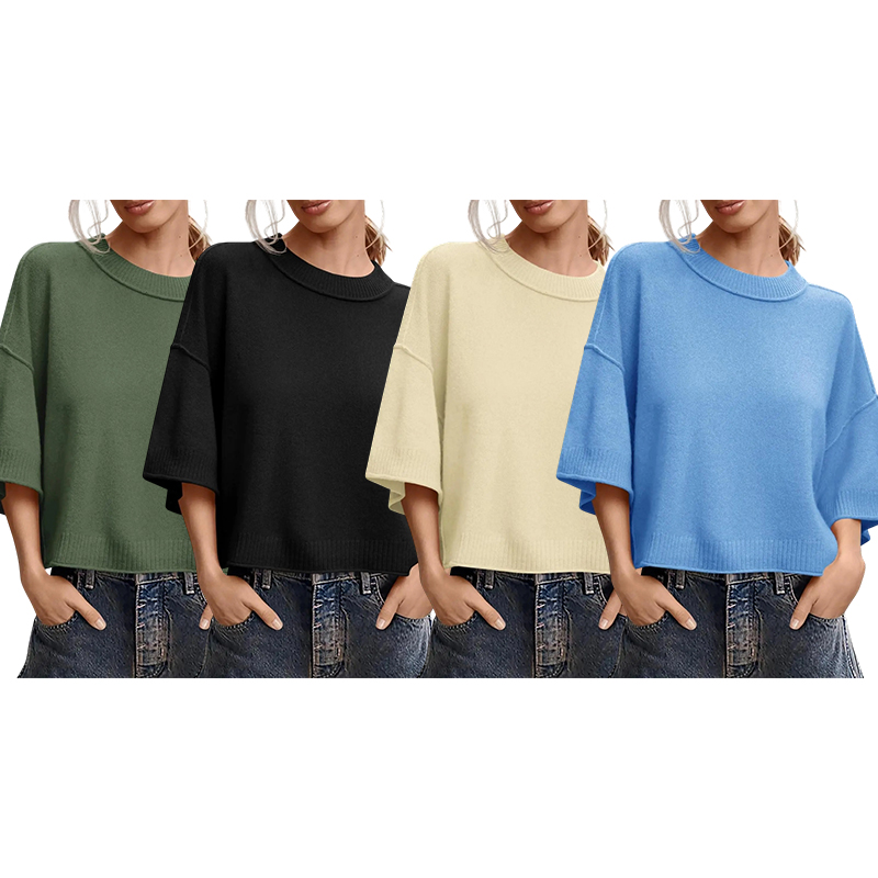 Oversized Summer Knit Top