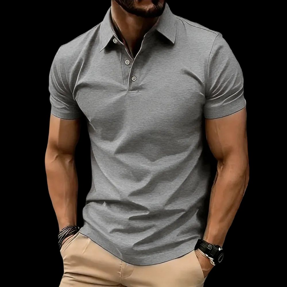 Men's Casual Business Polo Shirt