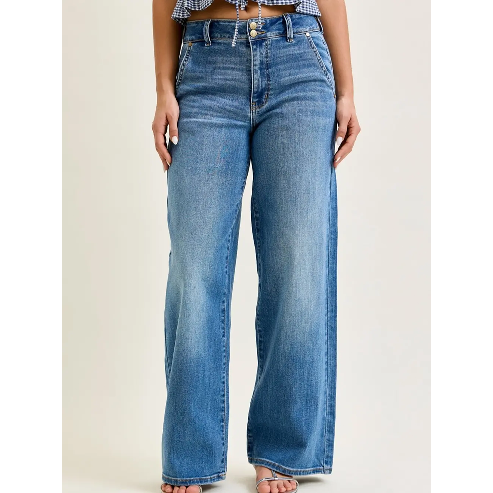Classy Trouser LIGHT High Waist Wide Leg Jean