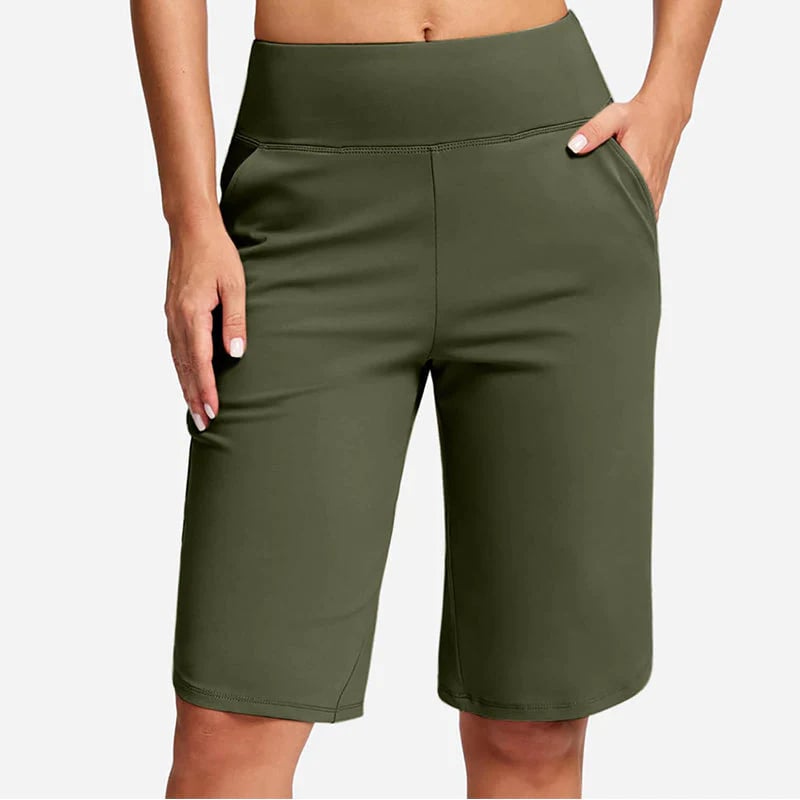 ⏰Hot sale 49% OFF🔥Women's High-Waist Yoga Shorts with Pockets