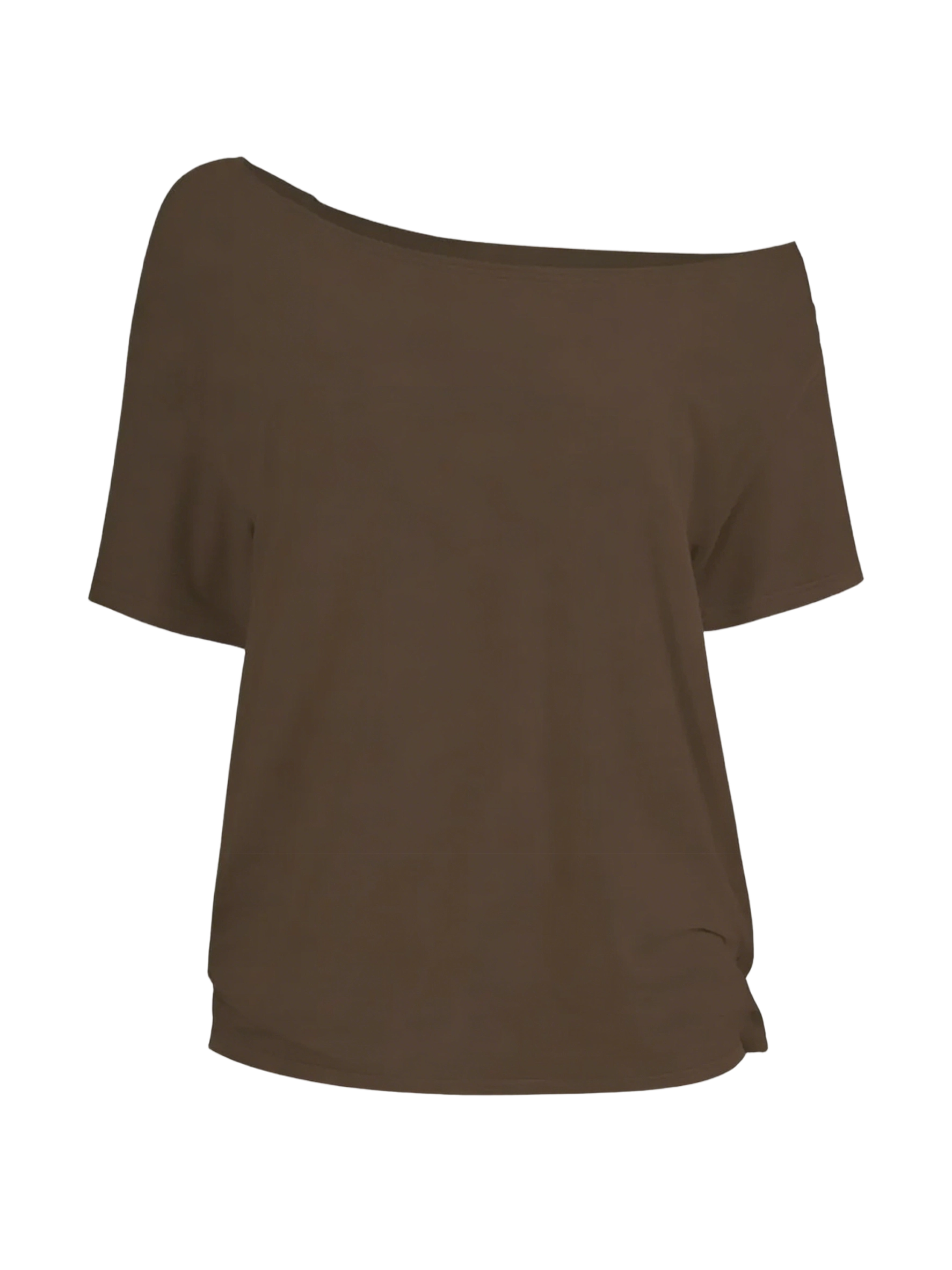 Casual basic short-sleeved T-shirt