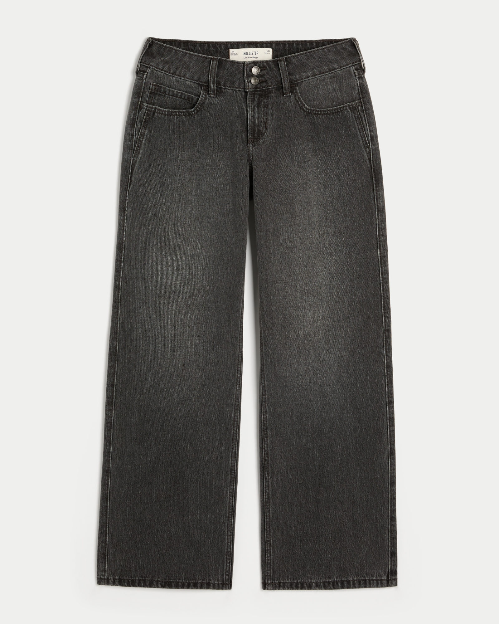 Low-Rise Y2K Light Wash Baggy Jeans
